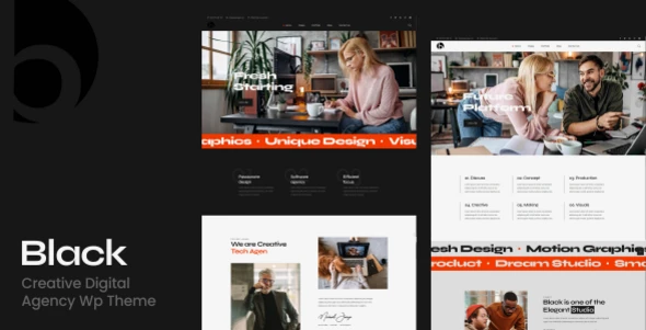 Black – Creative Digital Agency WordPress Theme